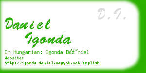 daniel igonda business card